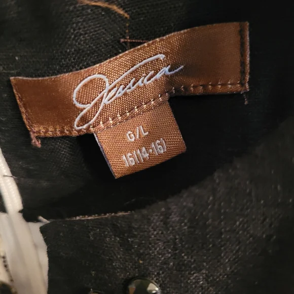 Jessica Black and Cream Dress - Picture 5 of 7